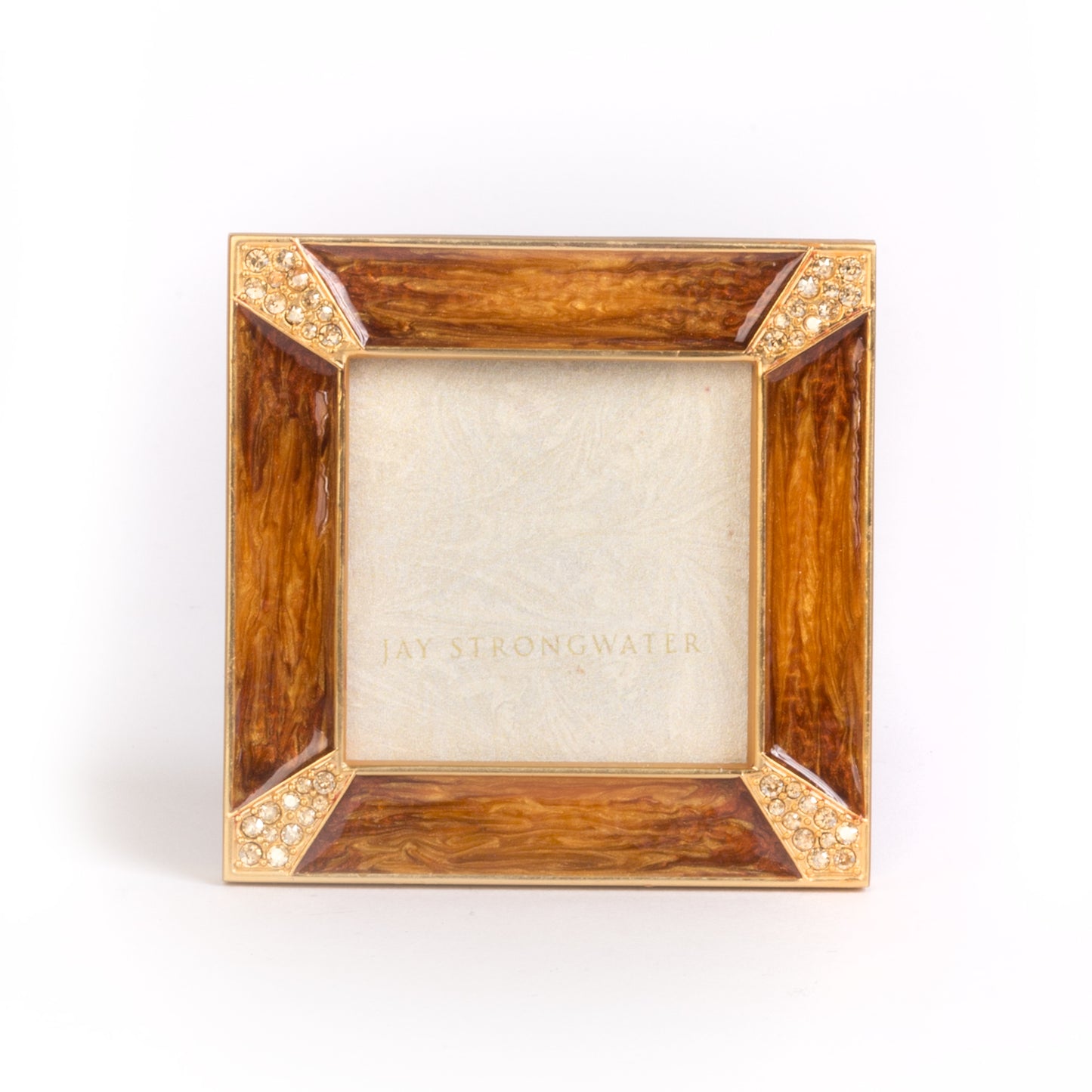 Leland Pave Corner 2" Frame - Topaz