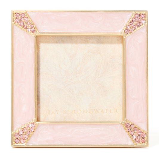 Leland Pave Corner 2" Frame - Baby Pink