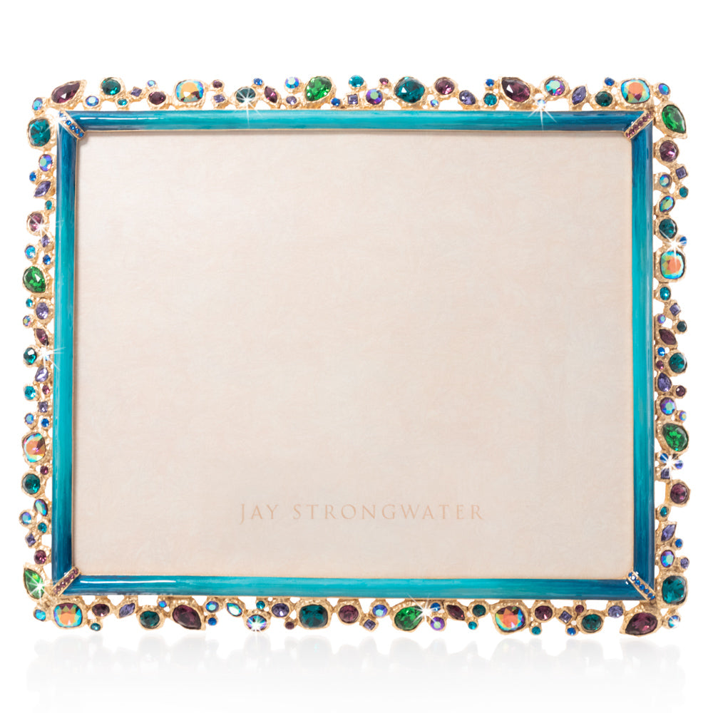 Theo Bejeweled 8" x 10" Frame - Peacock