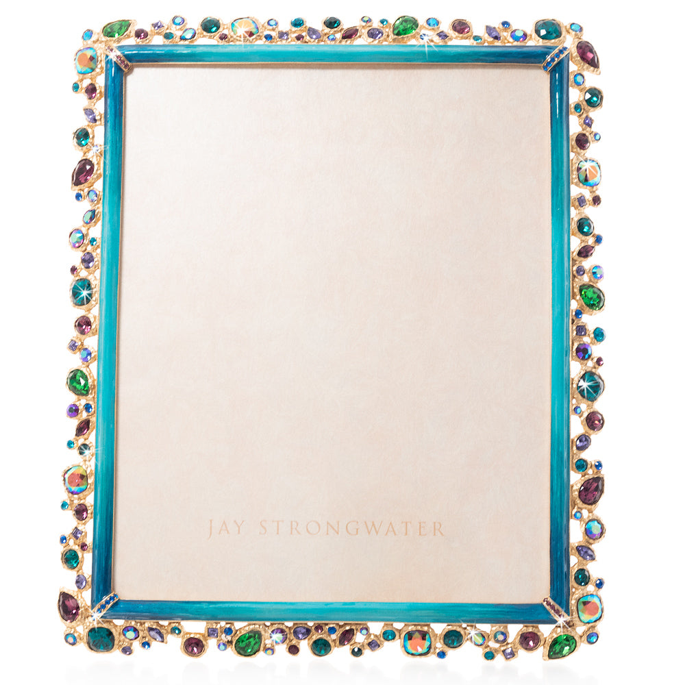 Theo Bejeweled 8" x 10" Frame - Peacock