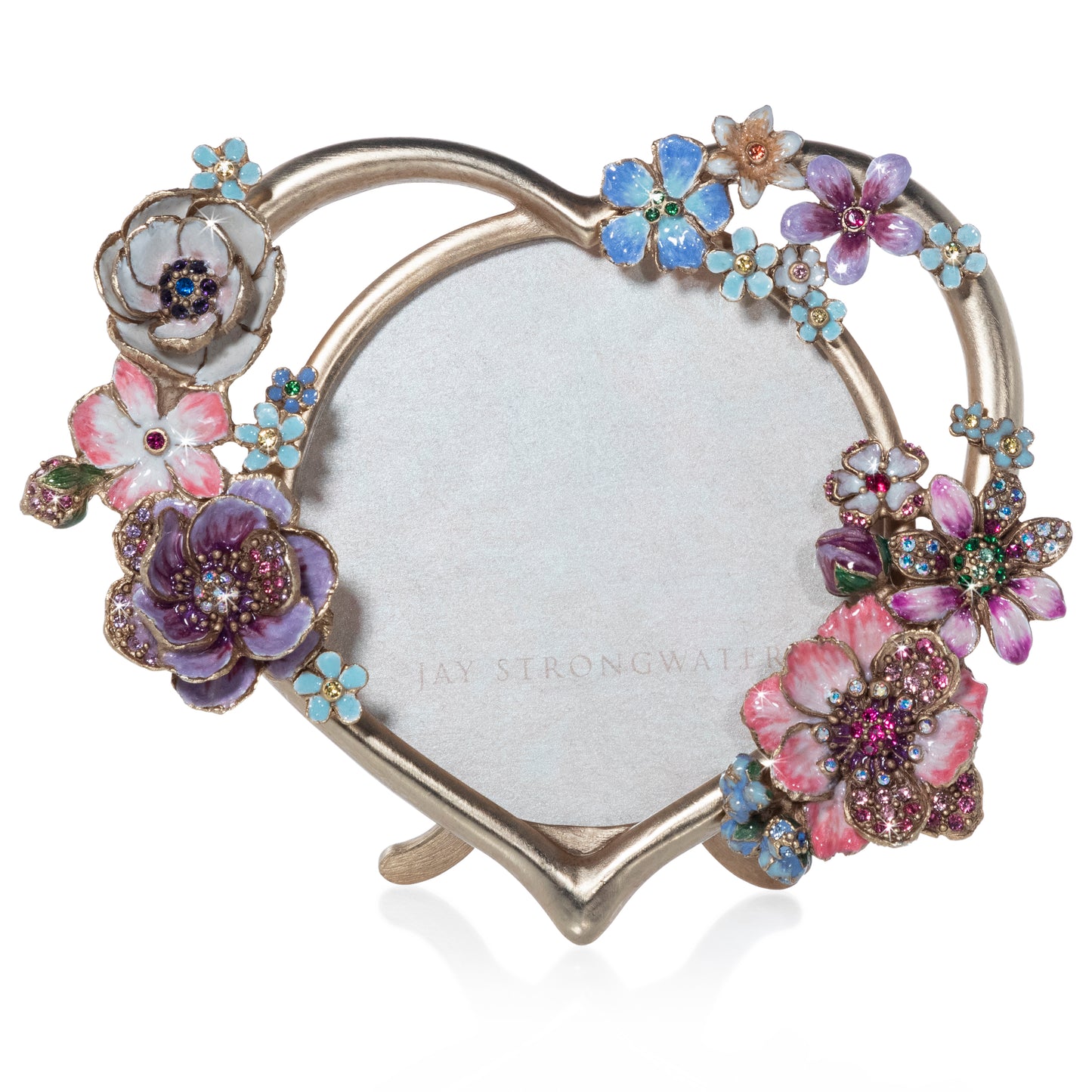 Prem 4" Round Heart Bouquet Frame - Flora