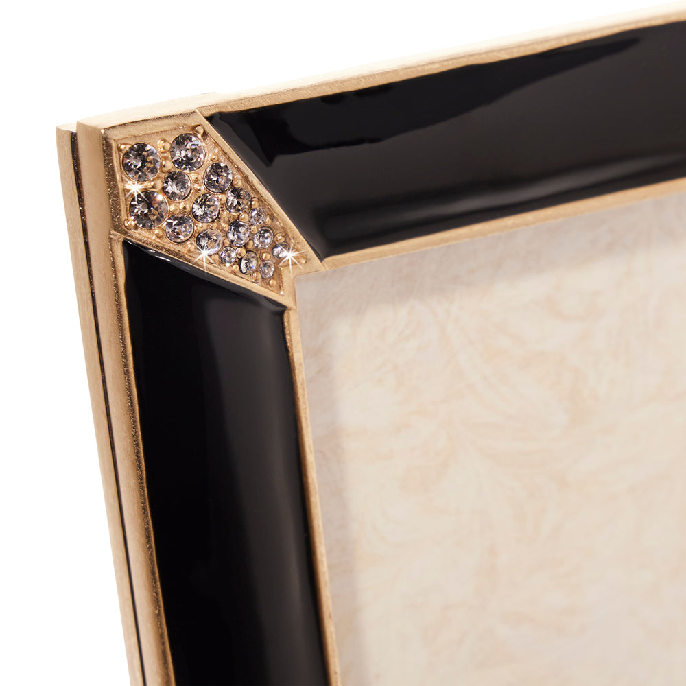 Lavinia 4" x 6" Frame- Black Onyx