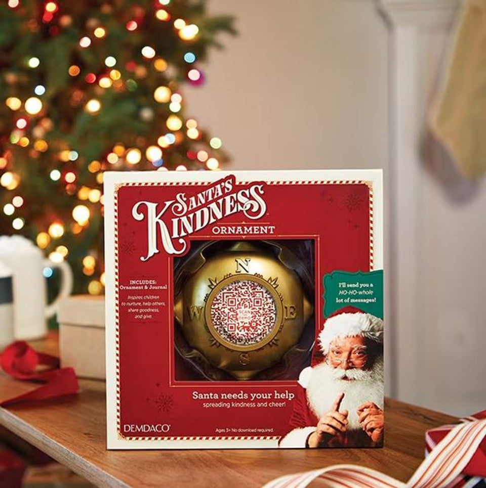 Santa's Kindness Ornament and Journal magical ornament, for children by A Coastal Christmas