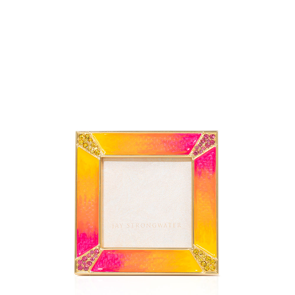 Leland Pave Corner 2" Frame - Electric Pink