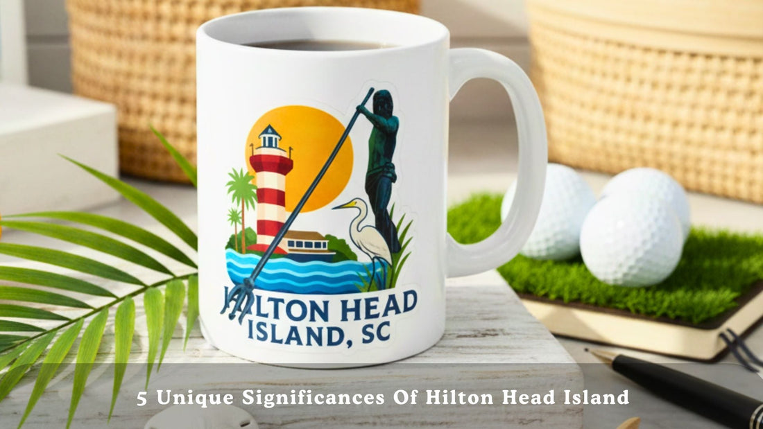 Hilton Head Island ceramic mug - A Coastal Cristmas