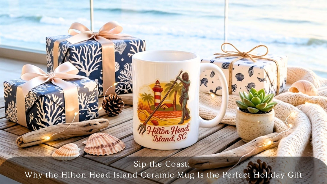 Hilton Head Island Ceramic Mug - A Coastal Christmas