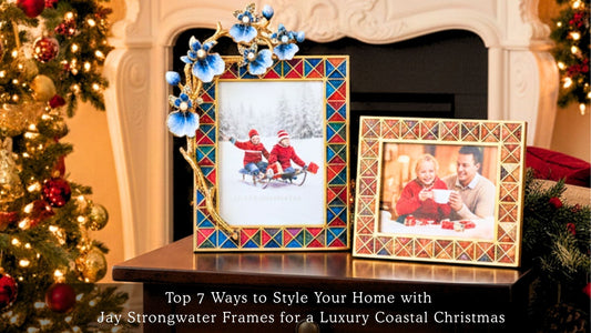 Luxury Jay Strongwater Frames  - A Coastal Christmas