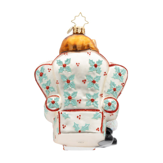 Cat Nap Santa