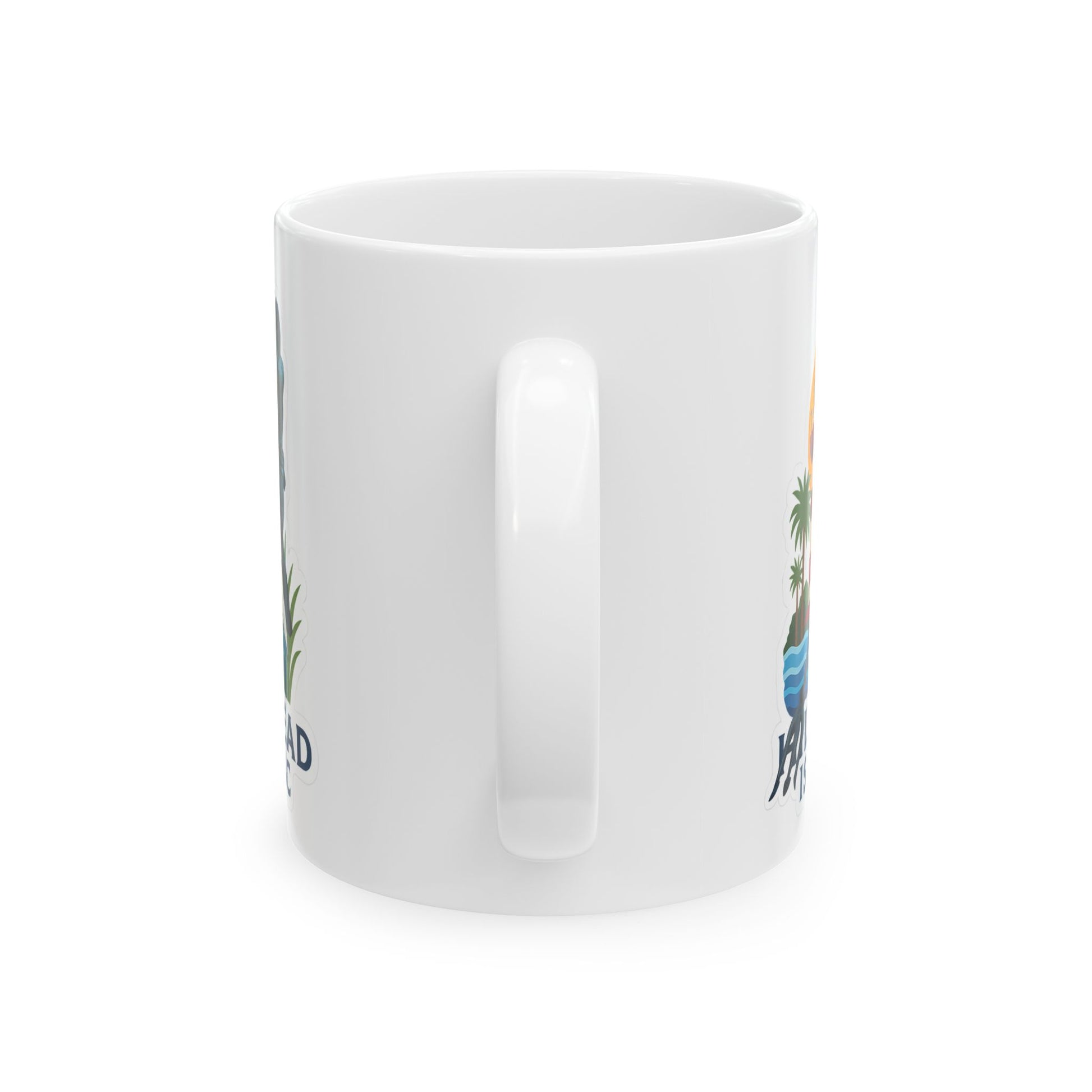 Hilton Head Island ceramic mug colorful coastal drinkware