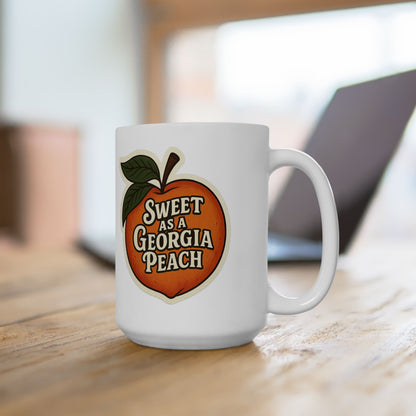 Sweet Georgia Peach Ceramic Mug