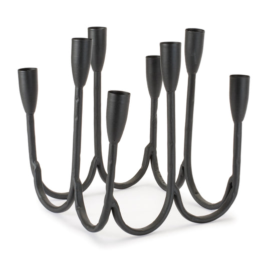 Modern Metal Tabletop Candelabra9"H
