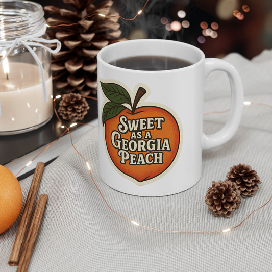 Sweet Georgia Peach Ceramic Mug