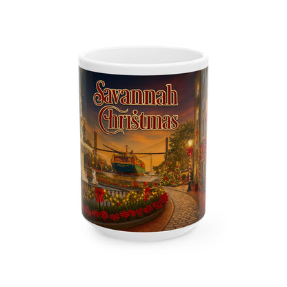 Whimsical Christmas Ceramic Mug