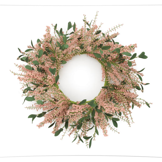 Lavender Floral Wreath 24 "D