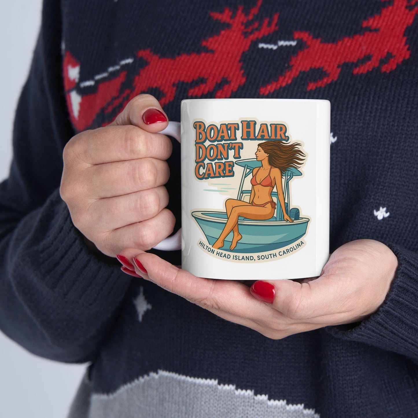 Boat Hair Don't Care Coffee Mug