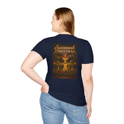 Forsyth Fountain Savannah Christmas Unisex T-Shirt