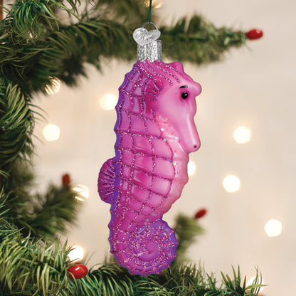 Shimmering Seahorse Ornament
