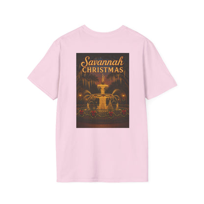 Forsyth Fountain Savannah Christmas Unisex T-Shirt