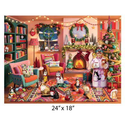 Purrfectly Cozy Christmas Ornament