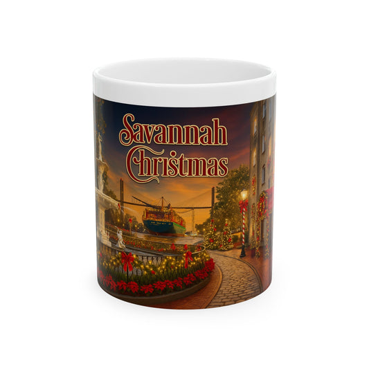 Whimsical Christmas Ceramic Mug