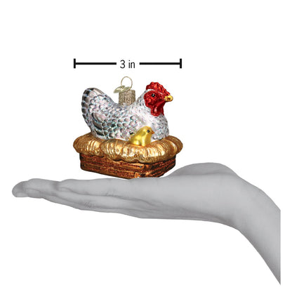 Hen On Nest Ornament