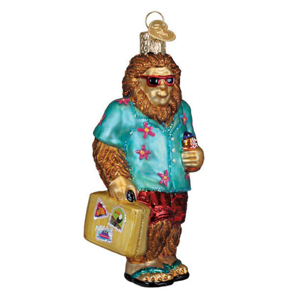 Sasquatch Gone Tropics Ornament