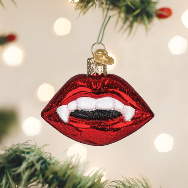 Vampire Lips Ornament