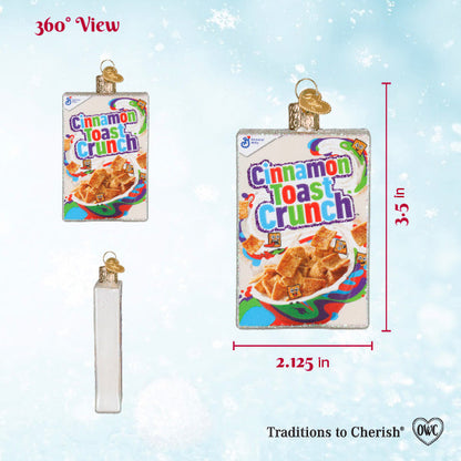 Cinnamon Toast Crunch Box Ornament