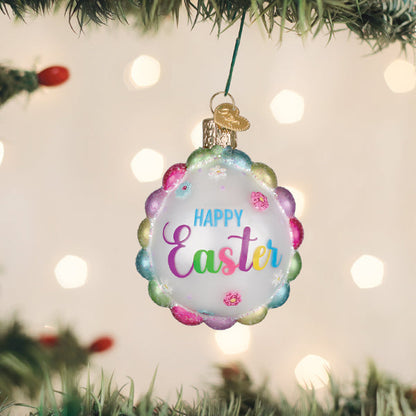 Scalloped Easter Egg Ornament