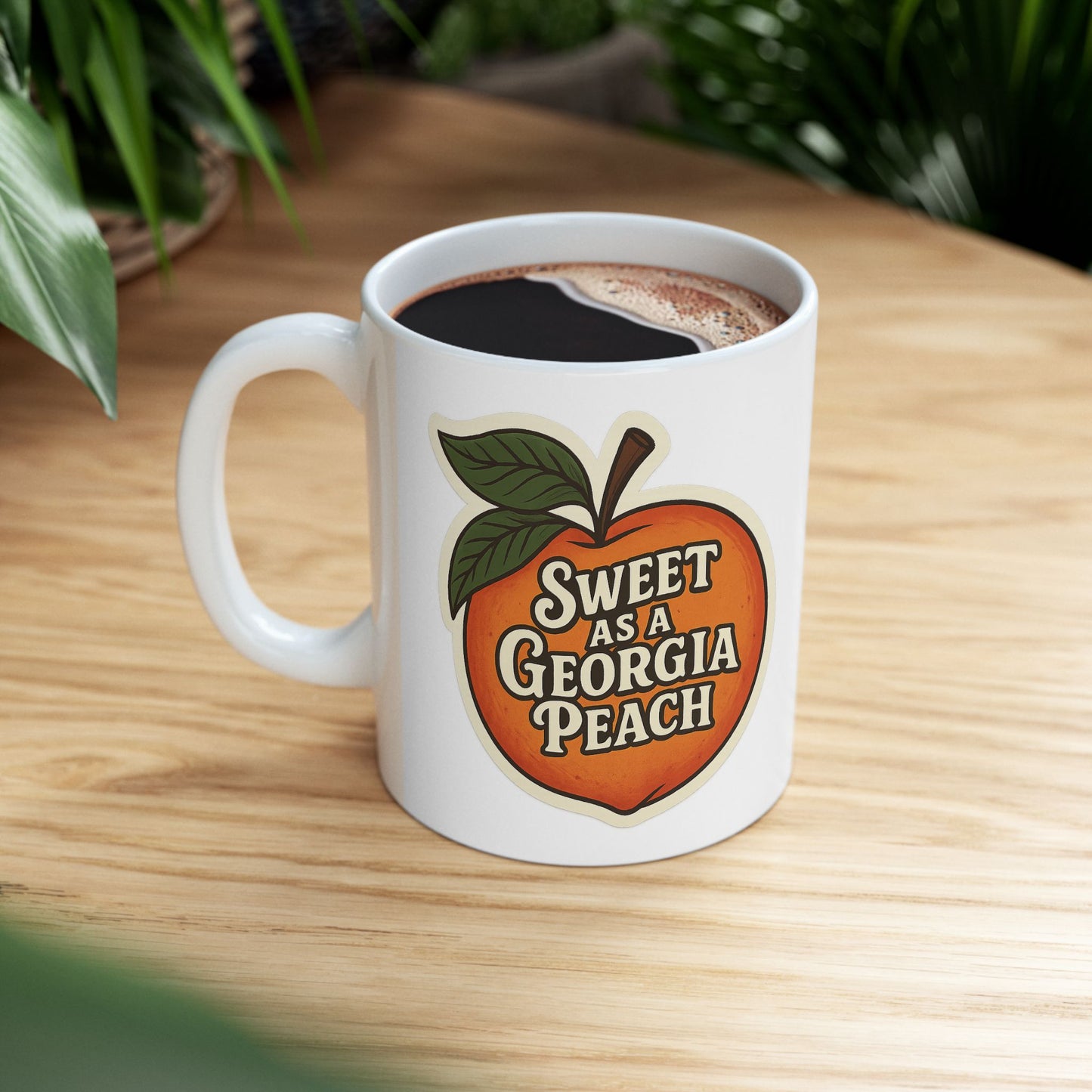 Sweet Georgia Peach Ceramic Mug