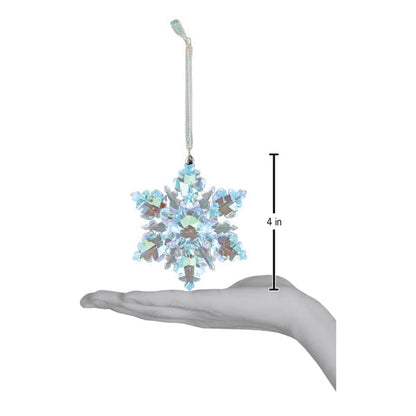 Radiant Crystal Snowburst Ornament