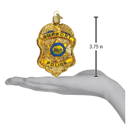 Police Badge Ornament
