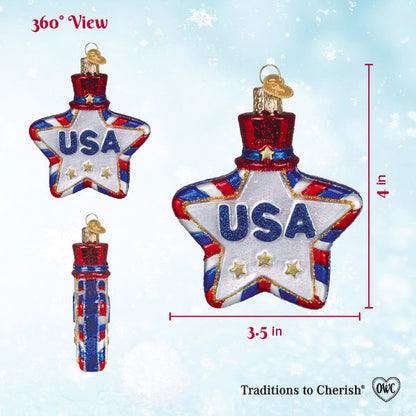 USA Star Ornament