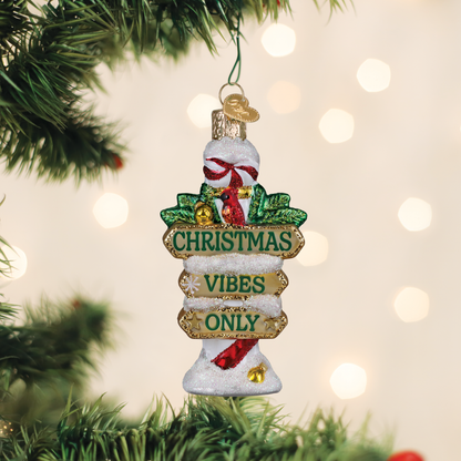 Jolly Junction Post Ornament
