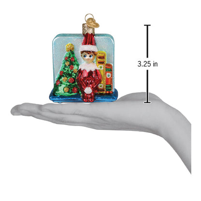 Scout Elf Storytime Ornament