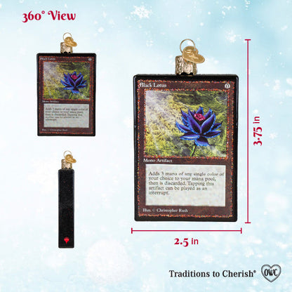 Magic: The Gathering Black Lotus Card Ornament