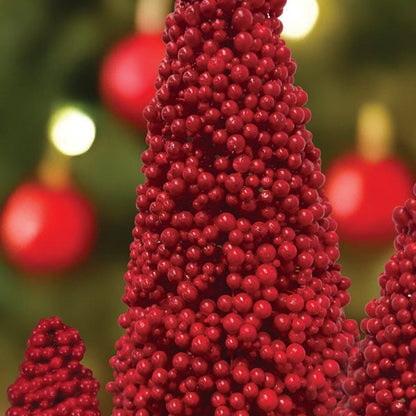 Holiday Berry 3 Tree Set