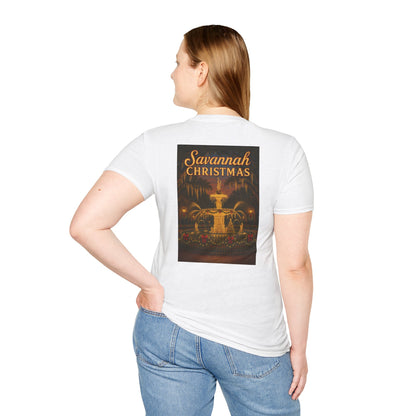 Forsyth Fountain Savannah Christmas Unisex T-Shirt