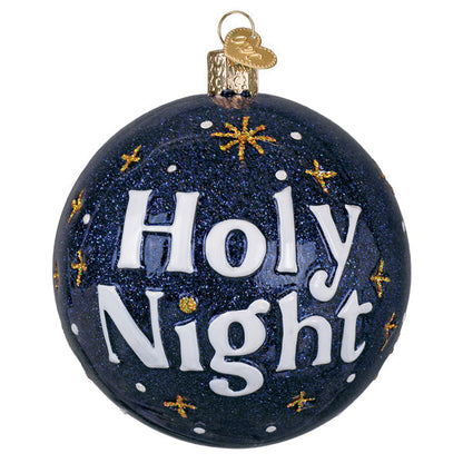 Silent Night Round Ornament