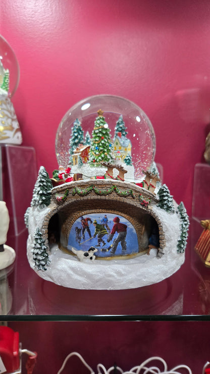 5" H Mus Rotating Kids Dome Village