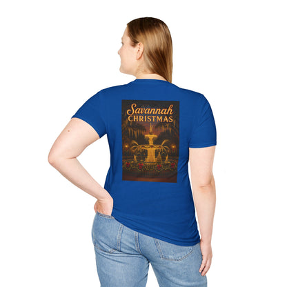 Forsyth Fountain Savannah Christmas Unisex T-Shirt