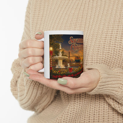 Whimsical Christmas Ceramic Mug
