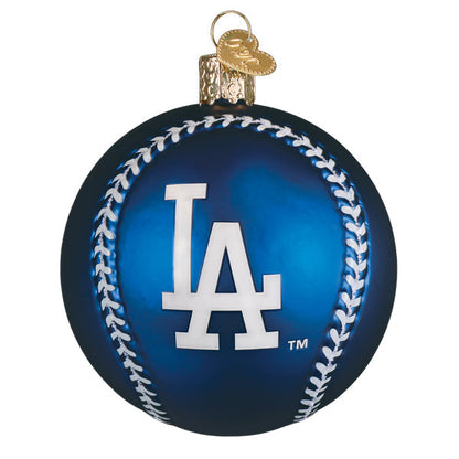 Dodgers Baseball Ornament