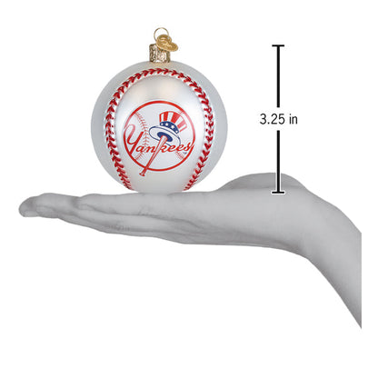 Yankees Baseball Ornament