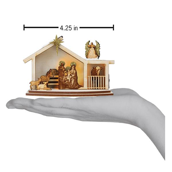 Ginger Nativity Ornament