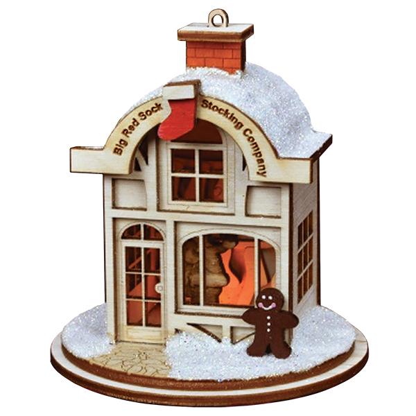 Big Red Sock Stocking Co. Ornament