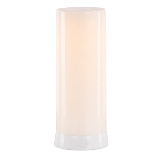 LED FIA Flame Designer Candle with White Hue 7.5"H