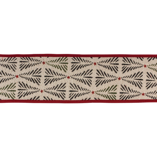 Rustic Holiday Pine Ribbon 4" x 5 yds.