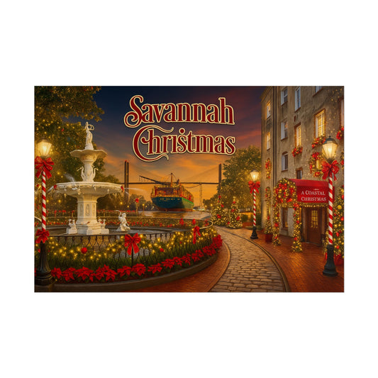 Savannah Christmas Poster