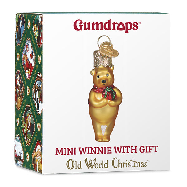 Mini Winnie With Gift Ornament